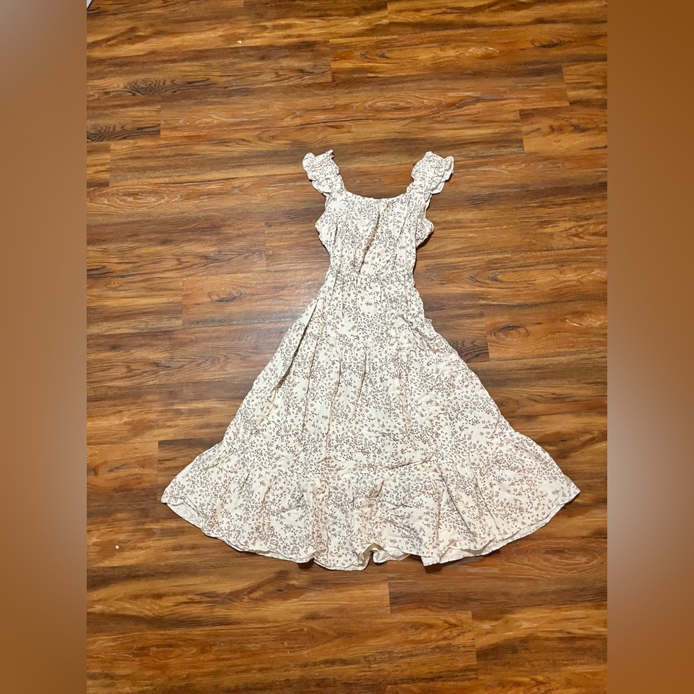 Current Air Smocked Midi Dress - Size S